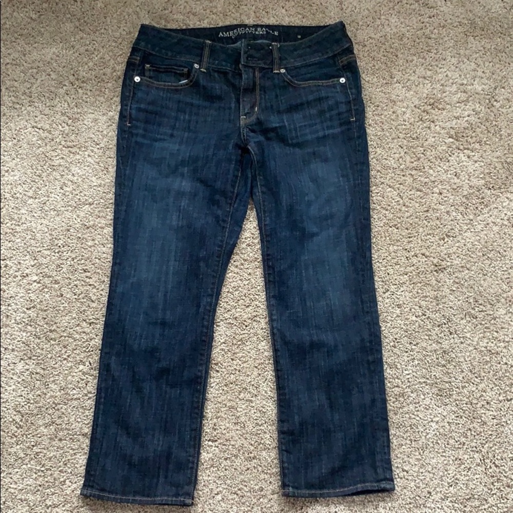 Artist crop American Eagle jeans
